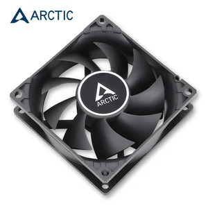 Чехол для компьютера ARCTIC F8, 8 см, вентилятор ЦП, 3 контакта, 2000 обмин, 80x80x25 мм, фиксированная скорость, тихий, полностью черный, обновленный