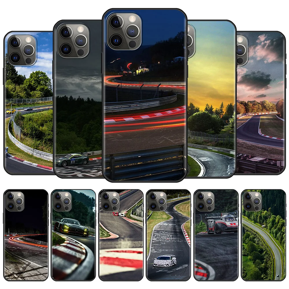 

Green Hell Nurburgring Best Phone Case For Apple iPhone 11 12 13 Pro Max 7 6 8 6s Plus 12 13 Mini X XS max XR SE2020 5 5S Capa