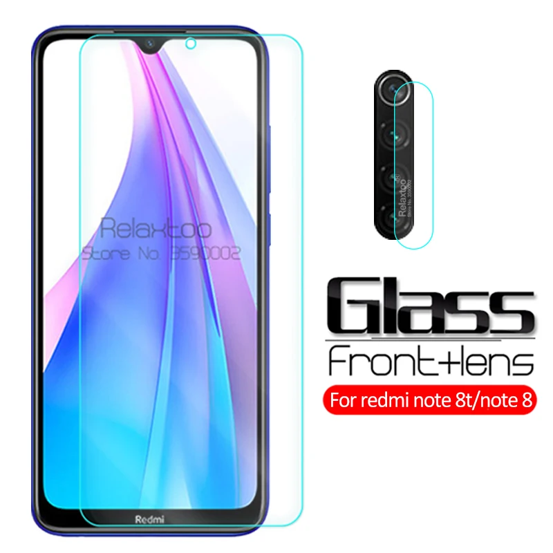 Защитное стекло для объектива камеры 2 в 1 redmi note 8 T Защита экрана xiaomi 8t закаленное