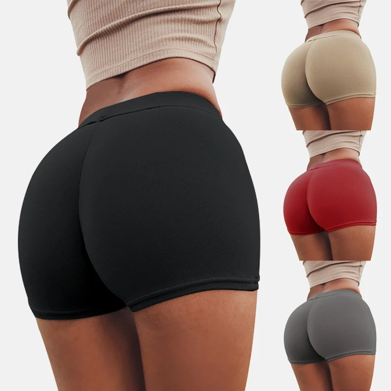 Женские шорты безопасности штаны Бесшовные эластичные дышащие трусики нижнее