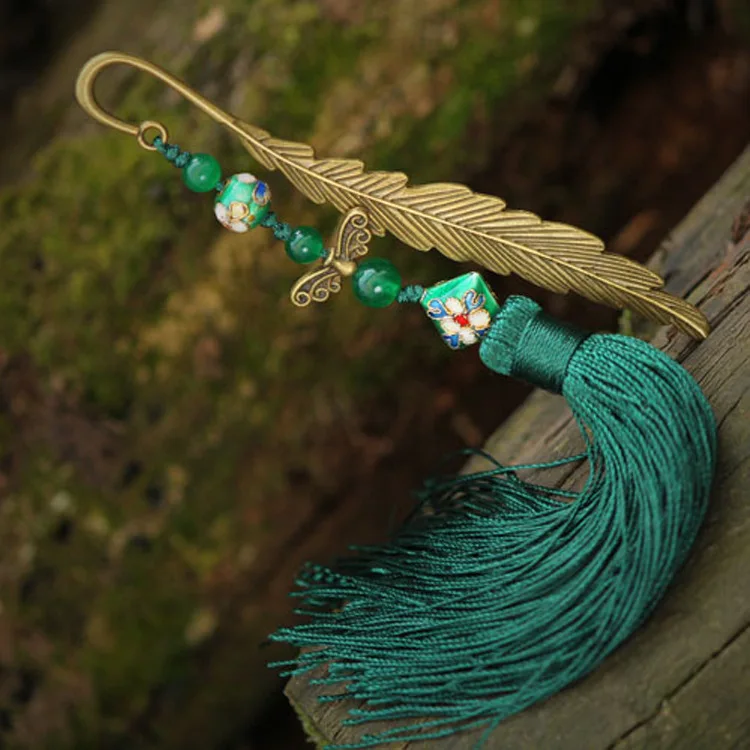 Винтажные аксессуары для волос с длинной кисточкой в этническом стиле античные