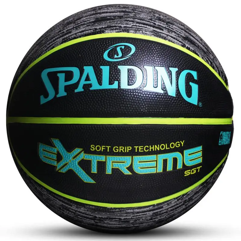 Подлинный Spalding Баскетбол 7th Junior Крытый Открытый Nba износостойкое соревнование баскетбольное оборудование Корзина мяч - Цвет: 83-499Y
