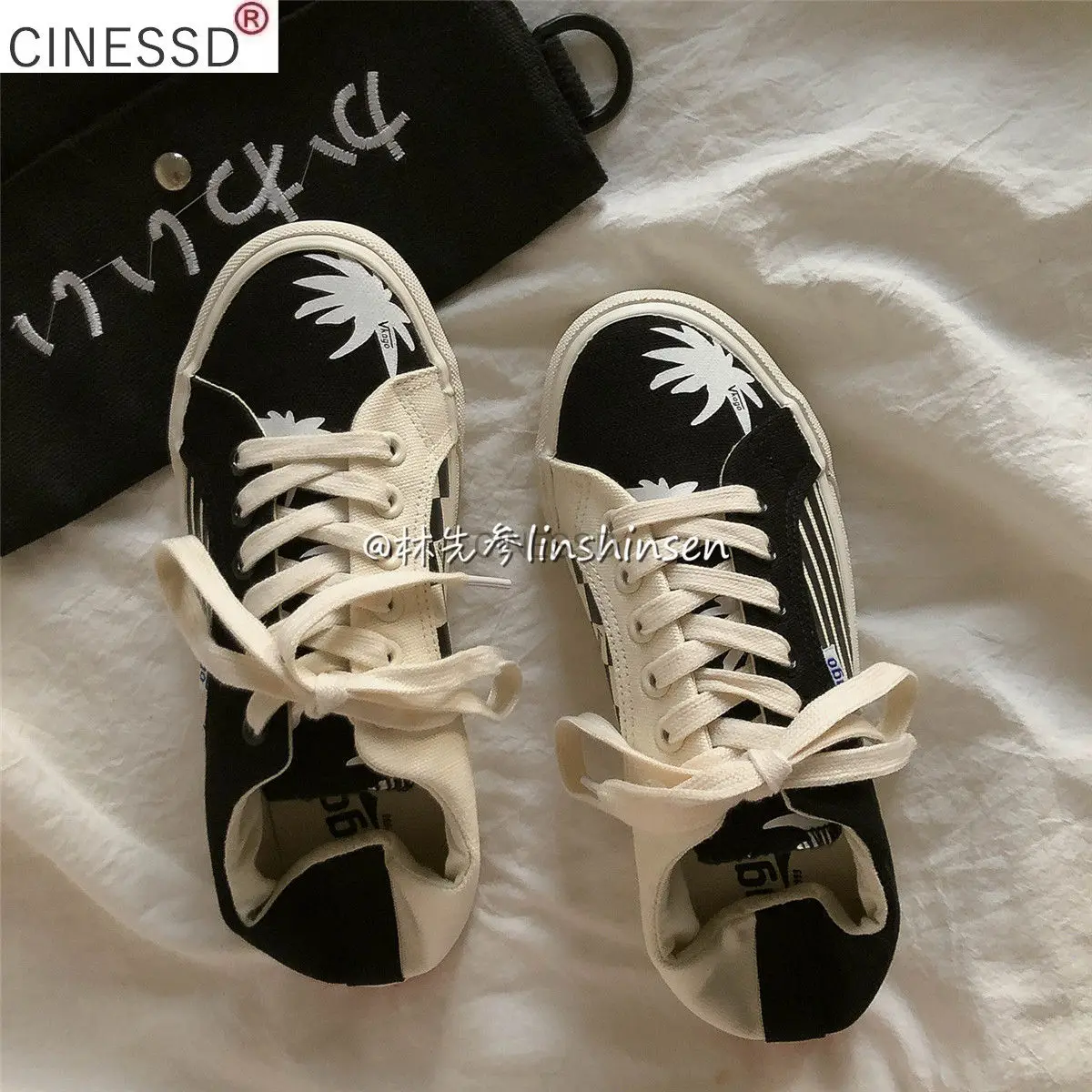 

DeeptownWomen's Shoes Sneakers Kawaii Fashion Cute Harajuku Flats Running Cute Black Spring Vulcanized Spring Dropshipping