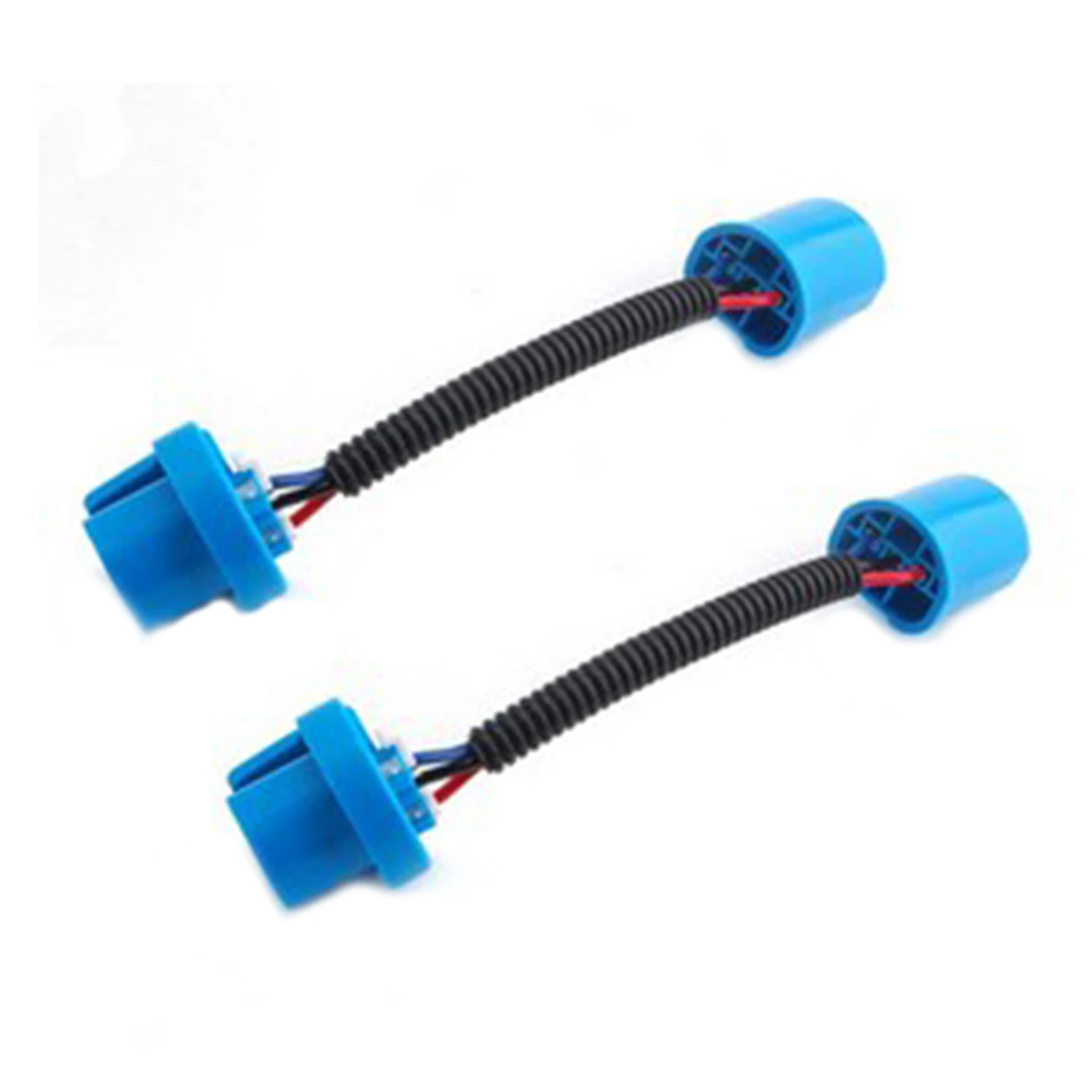 

2Pcs 9007 Headlight Converter Connector Adapter Extension Wiring Harness Universal Car Accessories