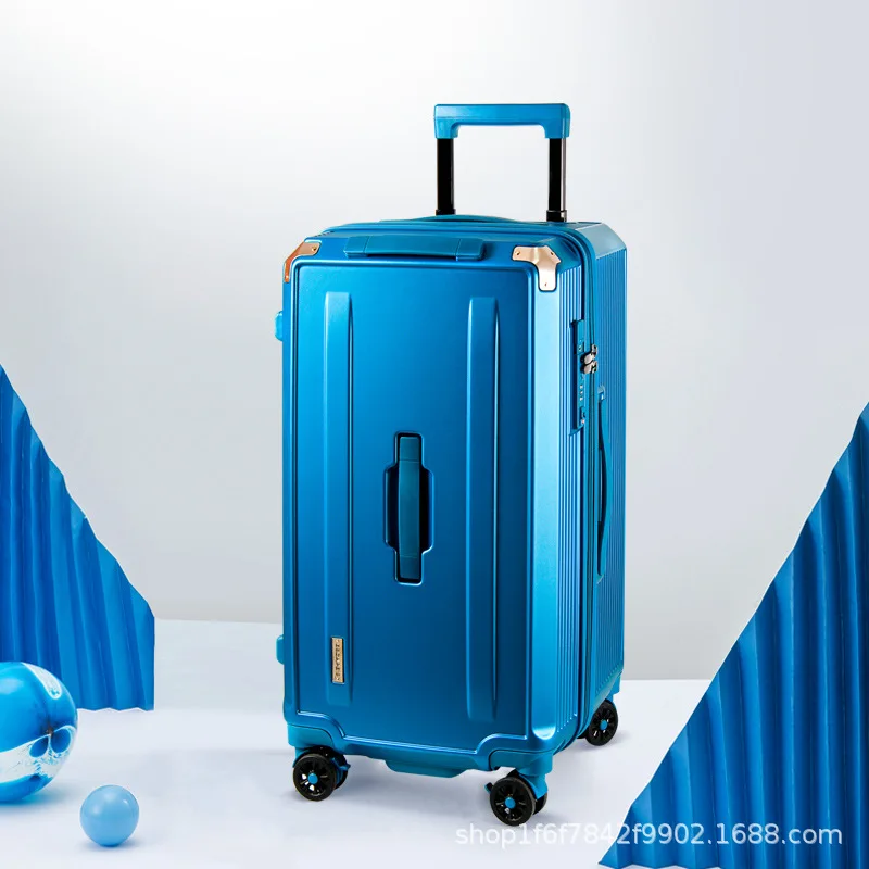

28 Inches Rolling Luggage Carry on Trolley Suitcase Thickened Large Capacity Trolley Travel Suitcase with Wheel for Women Men