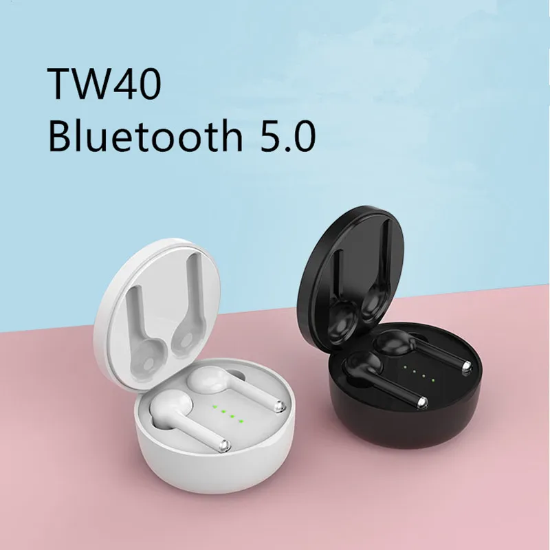 

TW40 Bluetooth-наушники с сенсорным управлением; Спортивная водонепроницаемая гарнитура; HIFI стереонаушники; Беспроводные наушники с HD микрофоном...