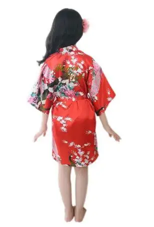 Для малышей и детей постарше девочек халаты Peignoir для детское платье с цветочным