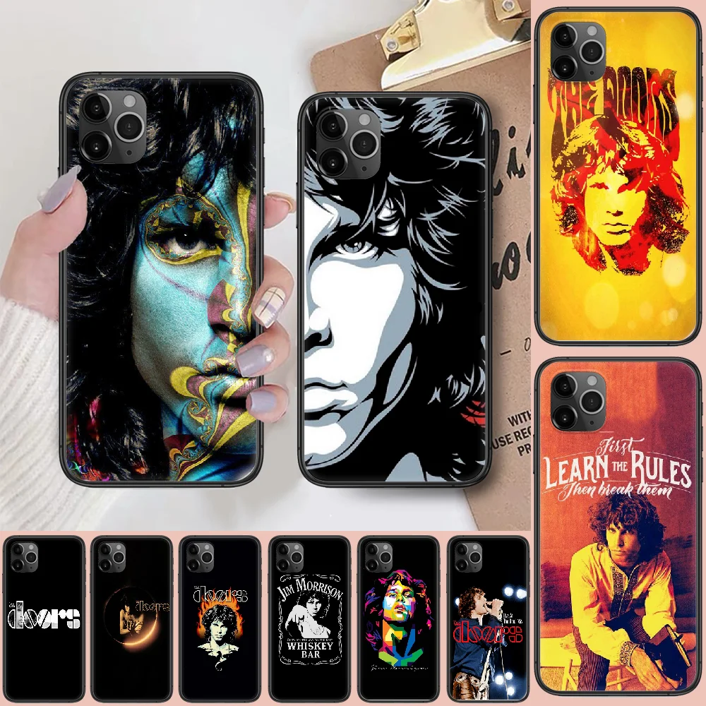 Двери Джим Моррисон чехол для телефона Корпус iphone 5 5s se 2 6 6s 7 8 12 мини plus X XS XR 11 PRO MAX