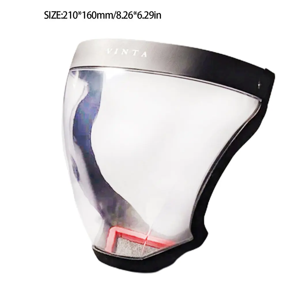 

Headband Safety Full Face Shield Clear Transparent Protection Mask Dustproof Mask Helmet Protective Isolation Mask