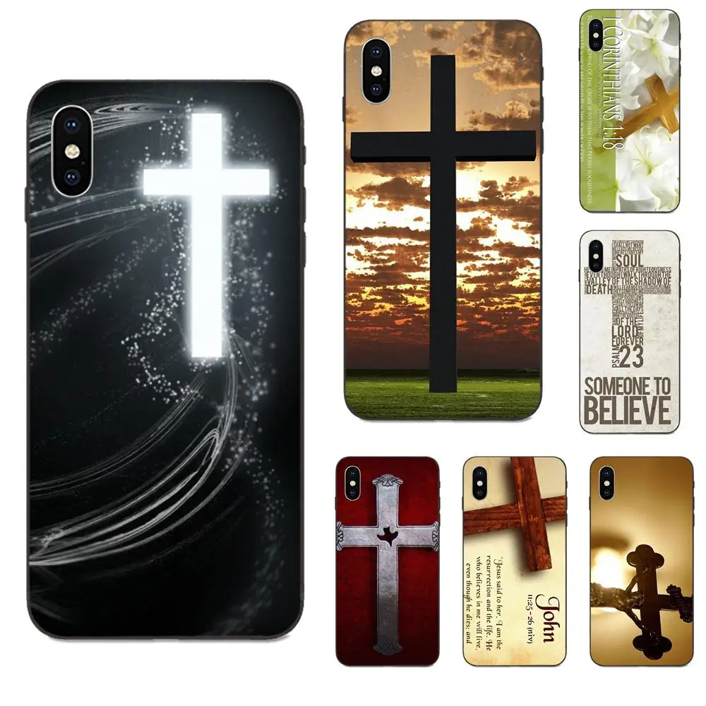 Аксессуары для телефона чехол Xiaomi Redmi Note 3 3S 4 4A 4X 5 5A 6 6A 7 7A K20 Plus Pro S2 Y2 Y3 Cross On Bible Christian
