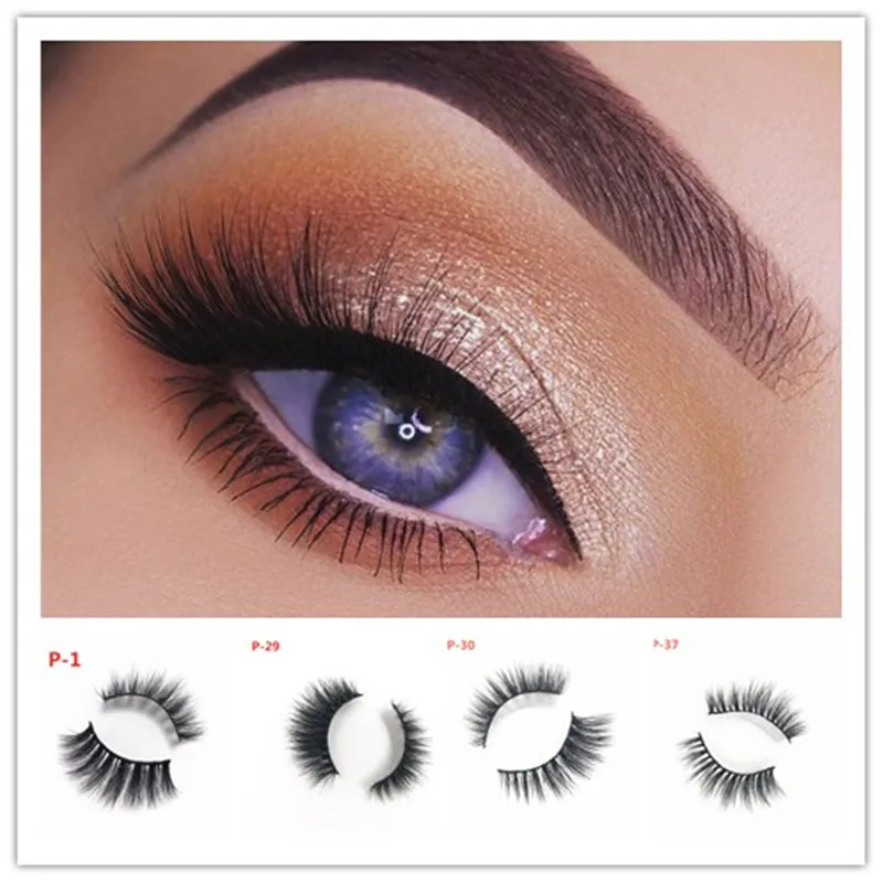 

Makeup Eyelashes 3D Mink Lashes Fluffy Soft Wispy Volume Natural long Cross False Eyelashes Eye Lashes Reusable Eyelash