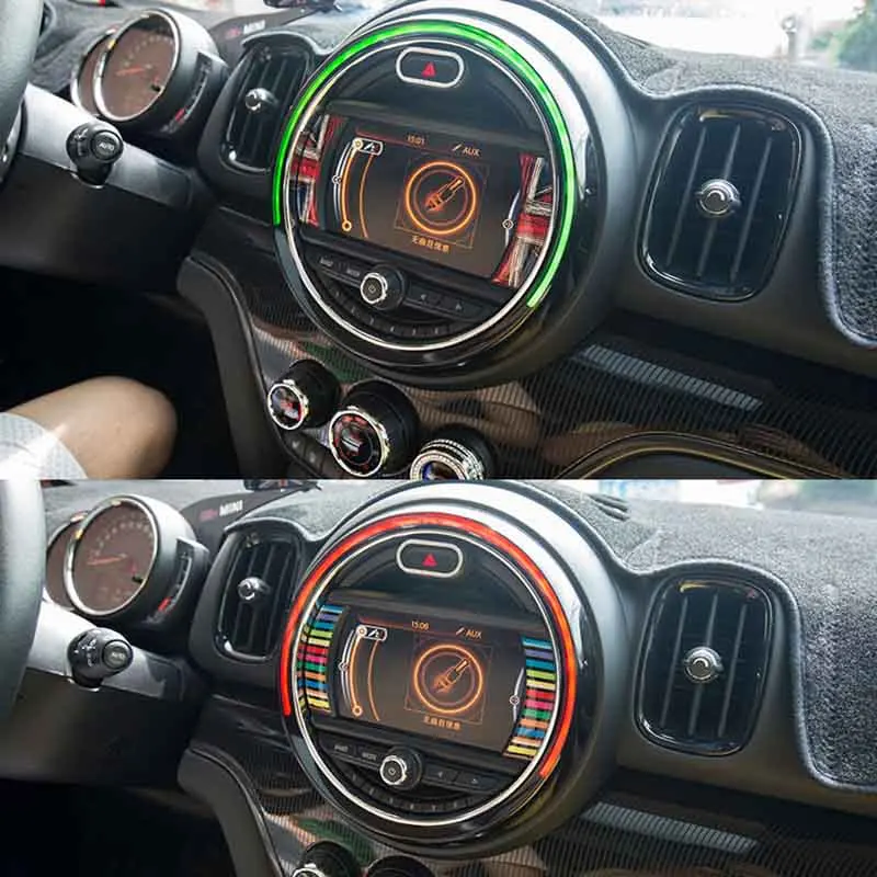 1 пара виниловых наклеек для панели управления автомобилем Union Jack наклейки MINI COOPER