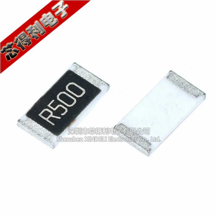 

10pcs/lot 2010 Electronic Resistance 0.5R R50 Accuracy 5% 0.5 Ohms Size: 5.0mm * 2.5mm mm (20)