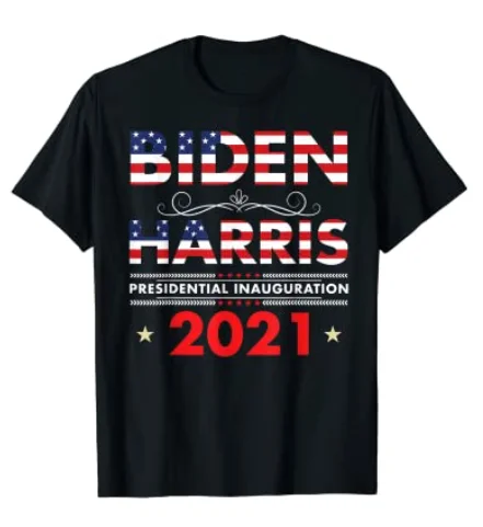 Президент биден Харрис день торжества 2021 политическая смешная футболка для