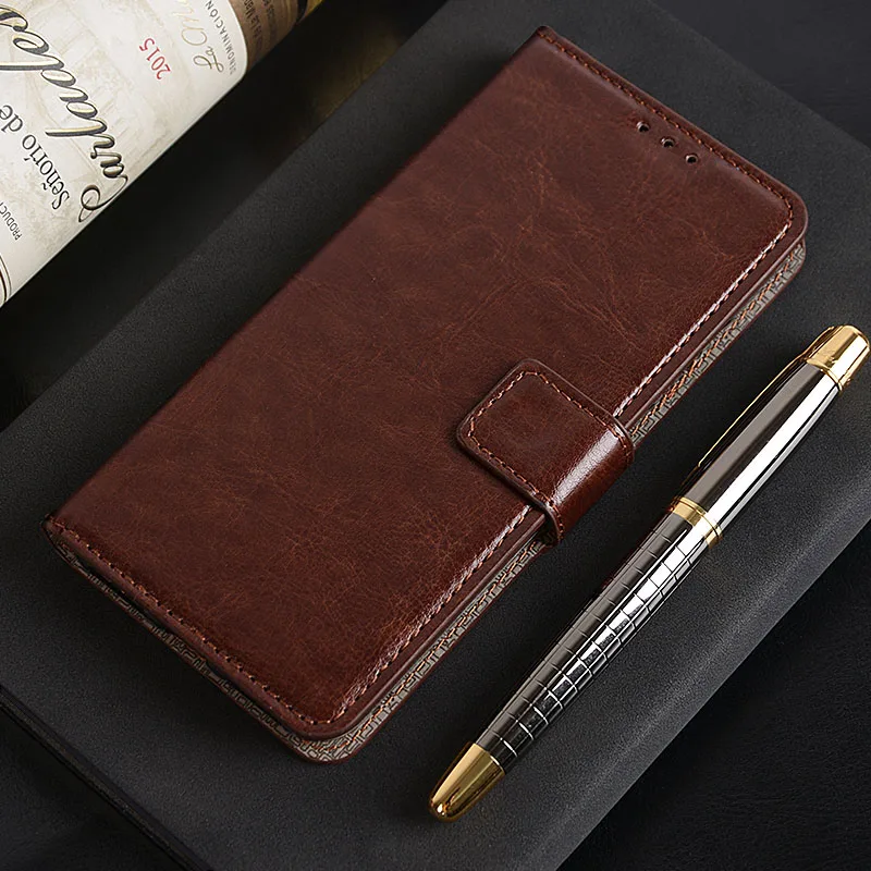 Чехол для Motorola One Hyper роскошный Магнитный Флип-кошелек 6 5 дюйма из искусственной