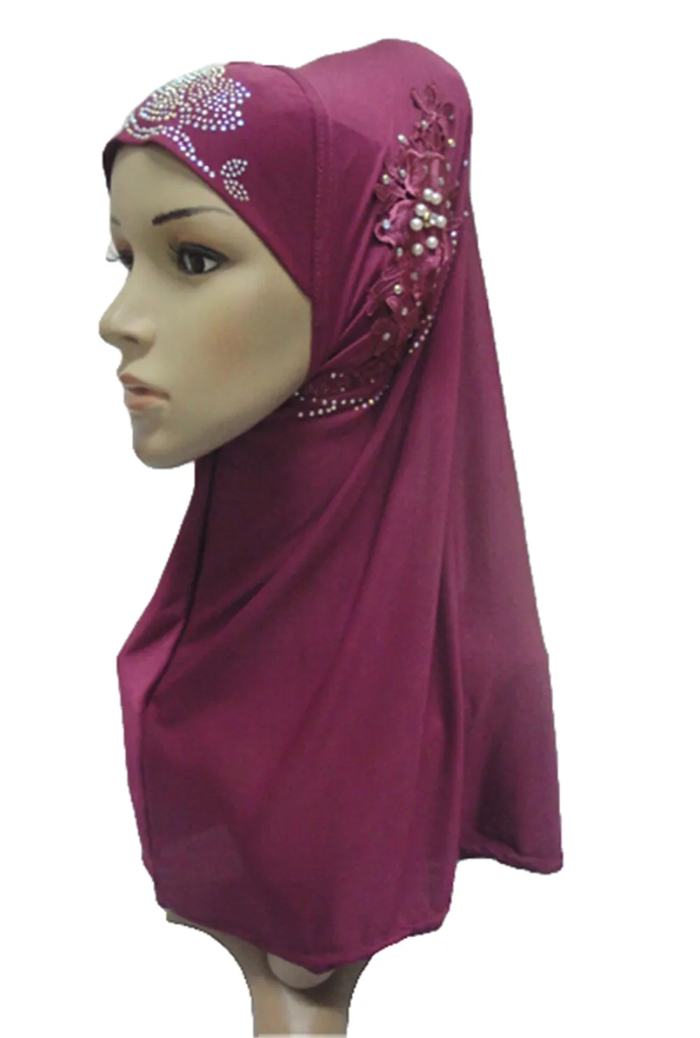 Модный женский мгновенный хиджаб головной платок шапки Amira мусульманский один