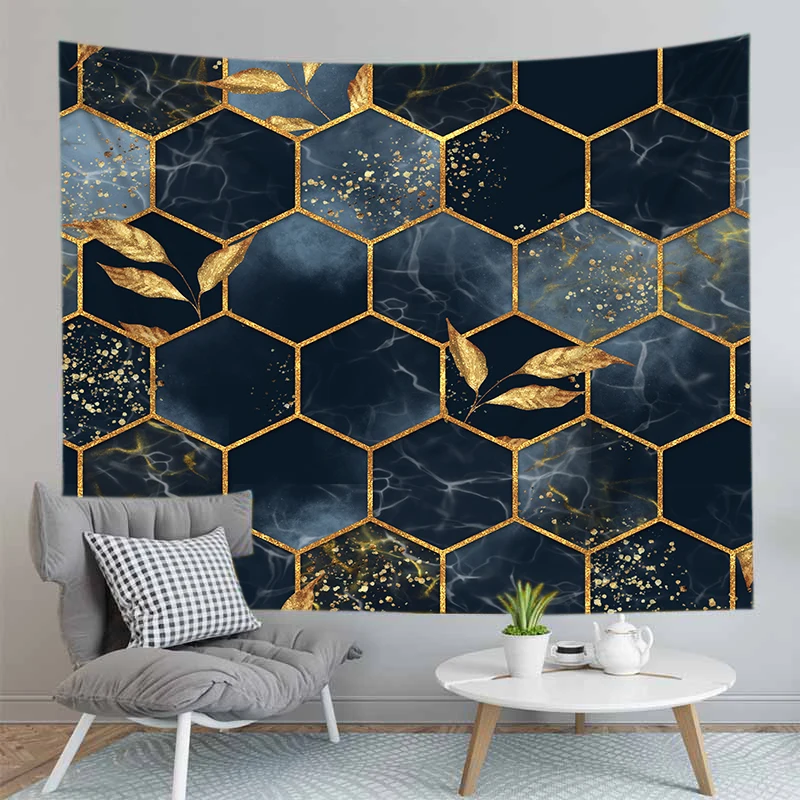 

Geometry Tapestry Wall Hanging Fabric Bohemian Bed Boho Home Decor