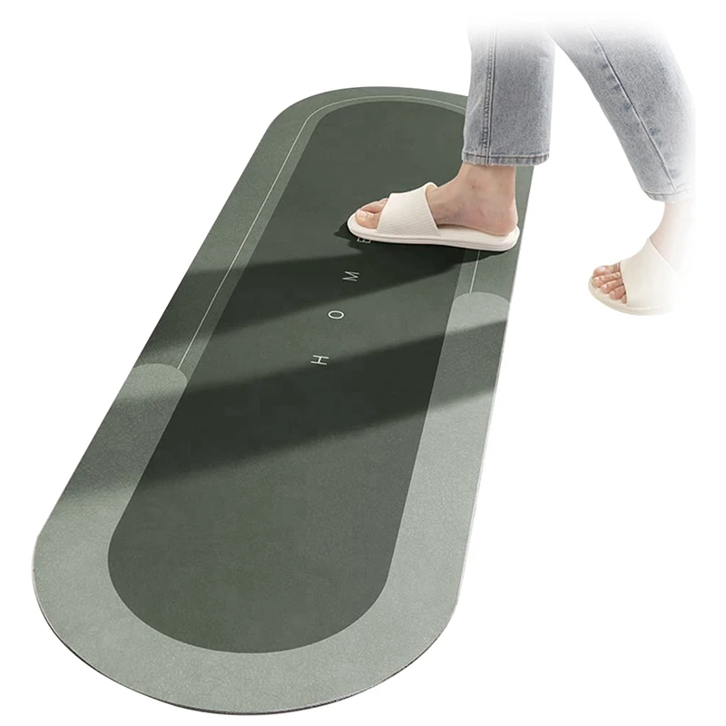 

Super Absorbent Floor Mat, Napa Skin Super Absorbent Bath Mat Quick Dry Bathroom Carpet Floor Doormat 17.7inchX59inch