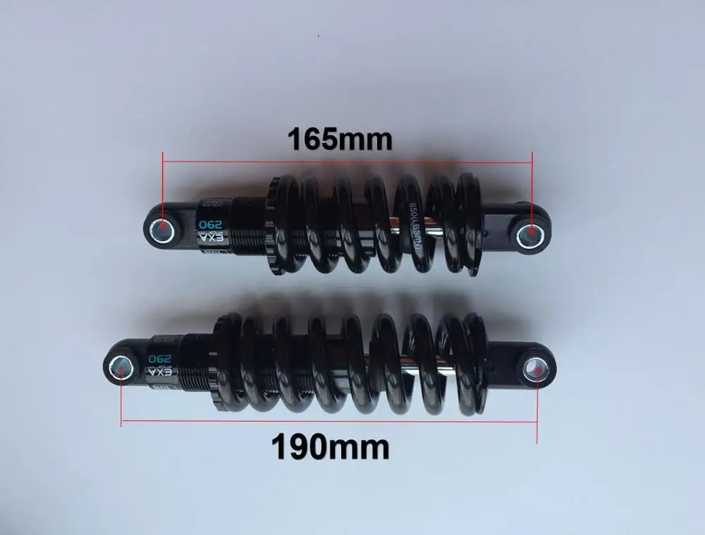 

KS EXA Form Rear Shock Absorber 290 Suspension Shocks Spring Durable Downhill MTB Bicycle Mountain Bike 165mm 190mm