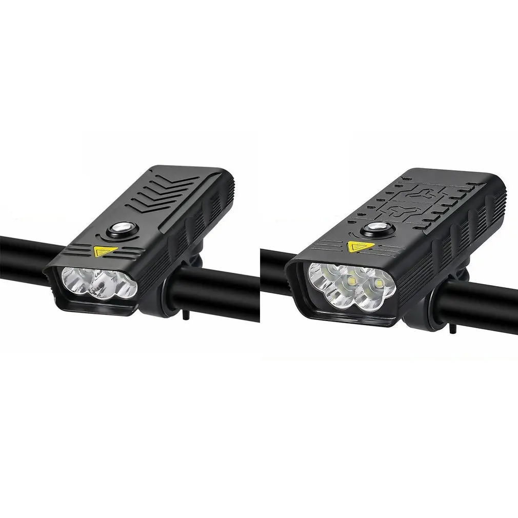 

IPX5 Водонепроницаемый Люмен USB Перезаряжаемые велосипед светильник T6 сильный светильник лампа велосипедный головной светильник для горног...
