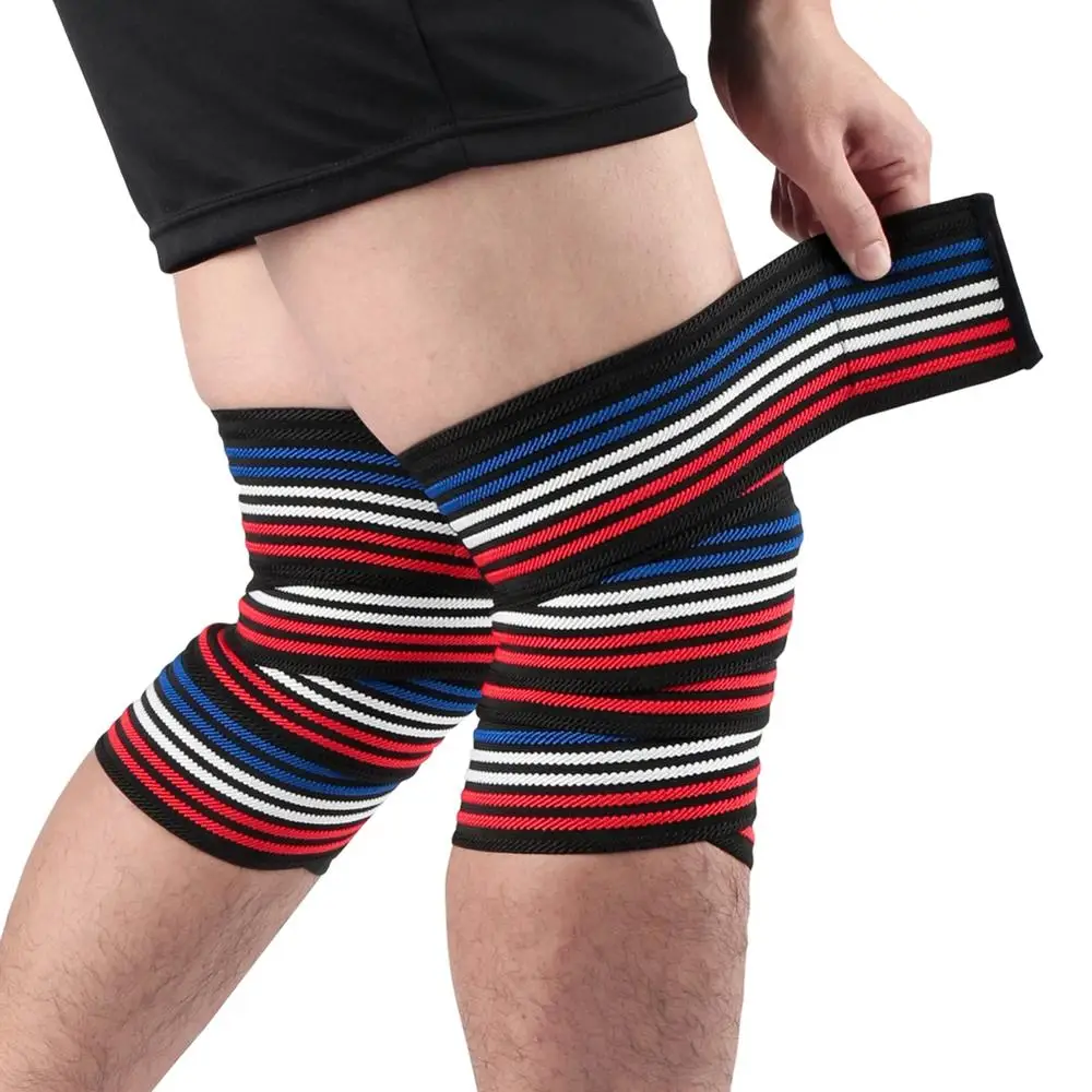 

1pc Knee Sleeve Wrap Elastic Nylon Protector Leg Belt