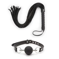 bdsm spanking flogger tassel erotic sex toys gag collar whip sex handcuffs red mask leather sm adult games for couples women