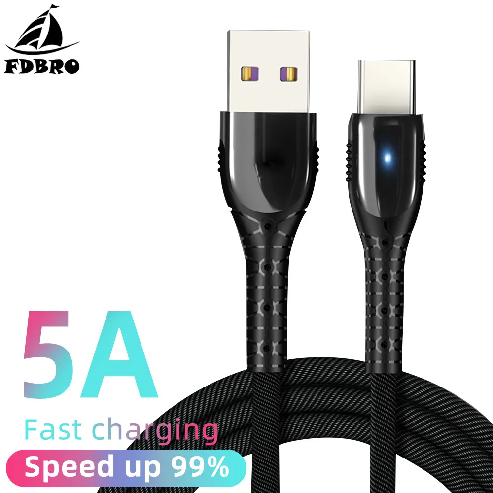 5a кабель для быстрой зарядки iPhone Micro USB Type C зарядный Huawei Mate 20 P30 P20 Pro Lite мобильный