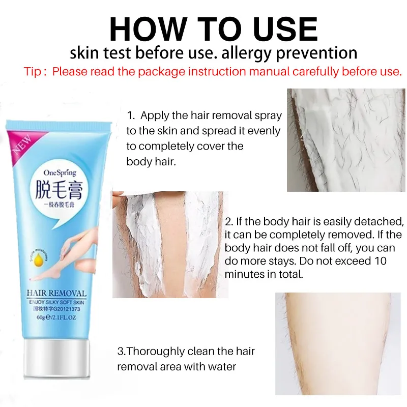 

Natural Hair Removal Cream Painless Hair Inhibitor For Men Women Armpit Legs And Arms Skin Body Care Depilatory Cream Spray