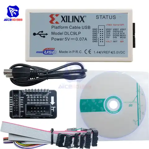 Платформенный кабель diymore XILINX, USB, FPGA, CPLD, JTAG, SPI, загрузка, отладчик, программатор с кабелем USB Type-B