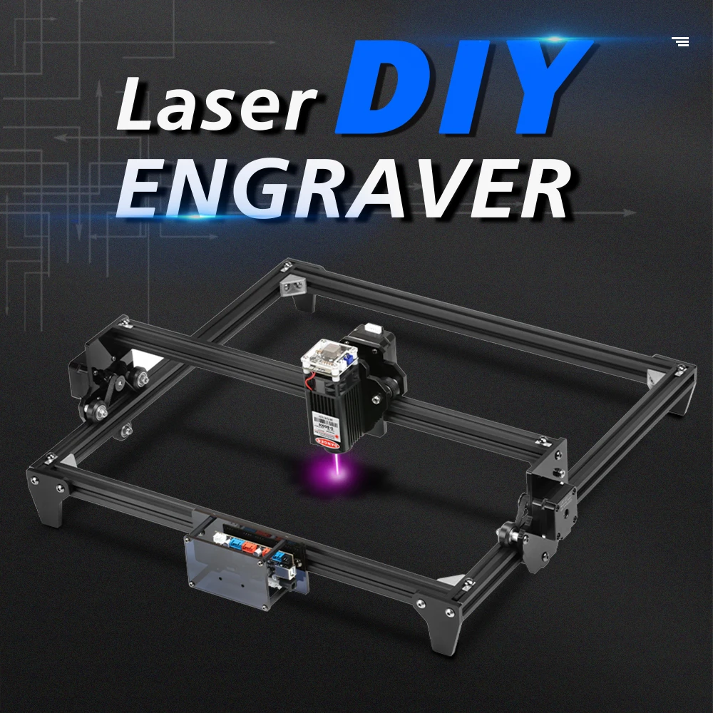 

Twotrees CNC Laser Engraving Machine TT-2.5W 40*30cm Laser 7.5W/20W With A4988 Fast Speed Cutting Tool Carving Wood/Leather/Meta