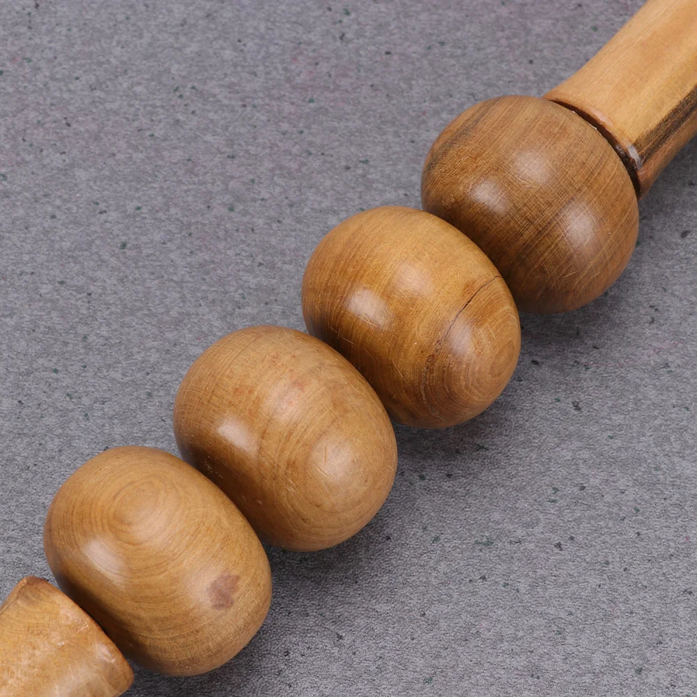 

Wooden Roller Manual Body Stick Pratical Relax Massaging Stick Roller Muscle Roller Stick