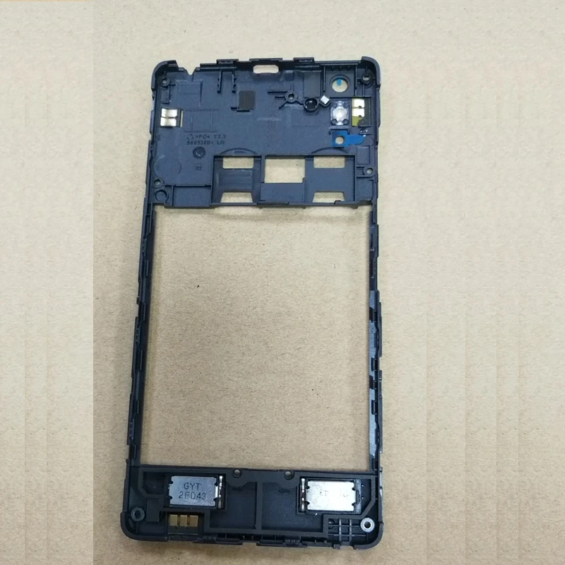 Корпус для lenovo A6010 K31 Передняя средняя рамка батарея задняя крышка с мощностью громкости Buttonsg запасные части - Цвет: Middle frame
