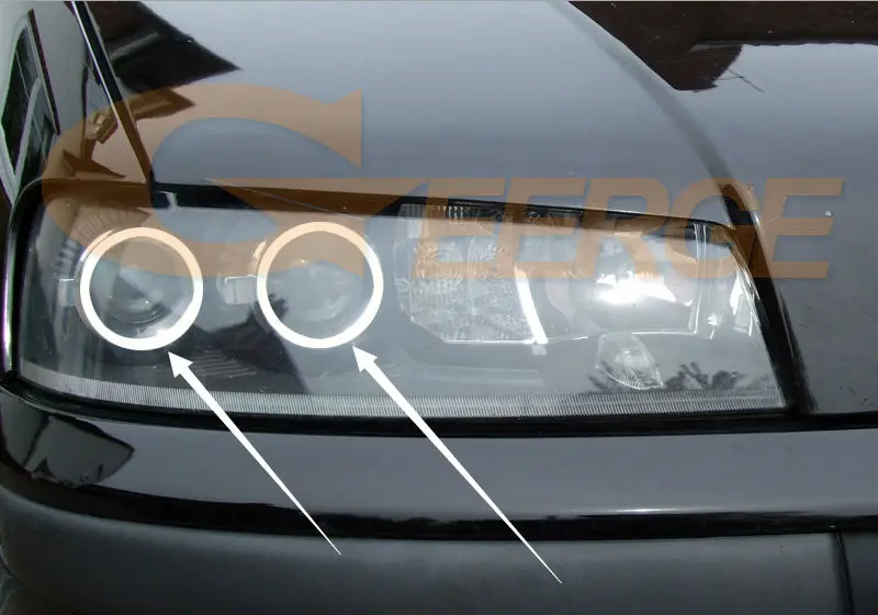 Отличные ультра яркие CCFL ангельские глазки Halo кольца комплект для FIAT PUNTO Mk2 188 1999