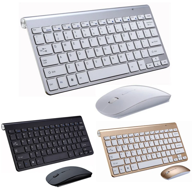 

2.4GHz Mini Wireless Keyboard Mouse Set Combo For Mac Desktop Computer PC Laptop Notebook Smart TV Keyboard