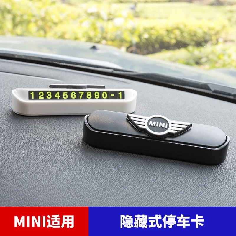 Автомобильный карточка с телефоном для временной парковки номер карты пластина