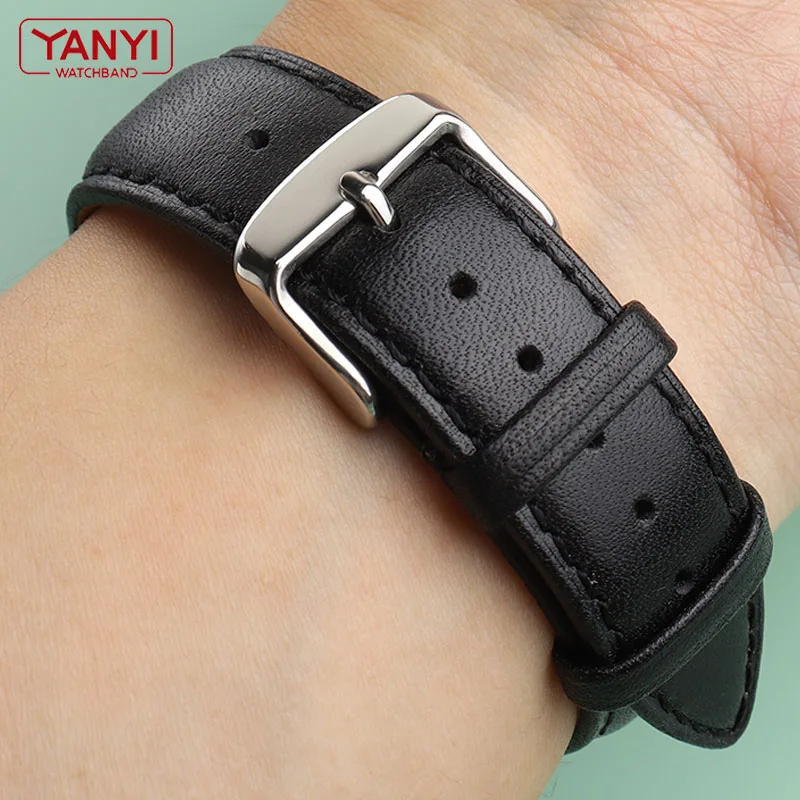 

2021 NEW COW LEATHER Watchband 12 14 16 18 19 20mm 21 22mm 24mm watch strap wristwatches band handmade Genuine leather bracelet