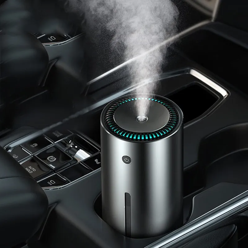 

2021 Nieuwe Auto Luchtbevochtiger Aluminium 300Ml Met Led Licht Voor Auto Armo Kantoor Woonaccessoires Auto Luchtbevochtiger