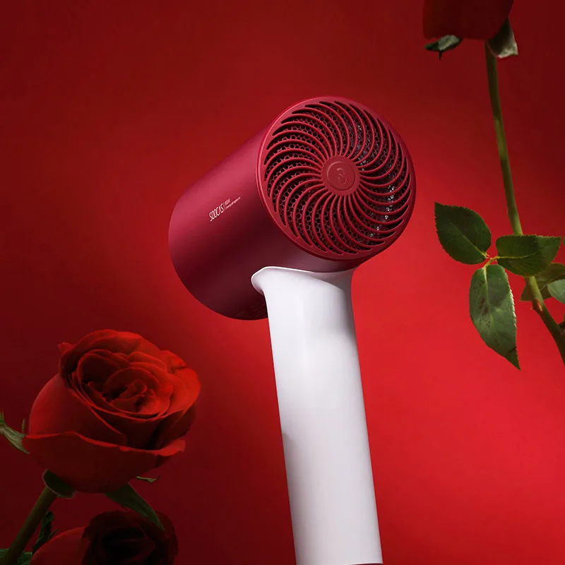 

220V1800W Negative Ion Hair Dryer Professional Blow Dryer Aluminum Alloy Powerful Electric Dryer CN Plug Air scattering