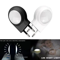 led sensor control snail night lights for kids rooms baby eu plug auto night lamp wall lamp for home bedroom stairs corridors