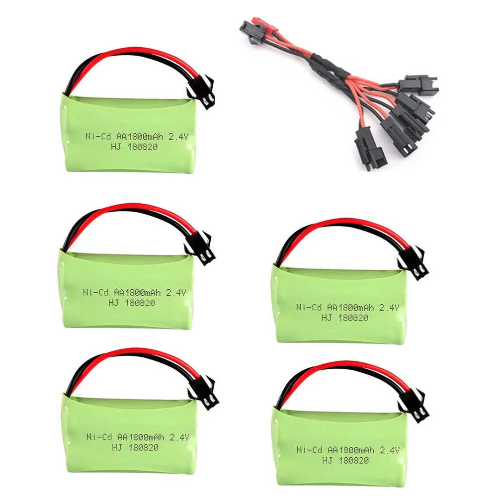 Аккумуляторная батарея для игрушек с дистанционным управлением 1800 мАч 2 4