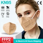 10-100 шт. FFP2 KN95 уход за кожей лица маска пылезащитный респиратор 5 Слои фильтр дышащий защитный Безопасность маска для полости рта Mondkapje Mascarillas
