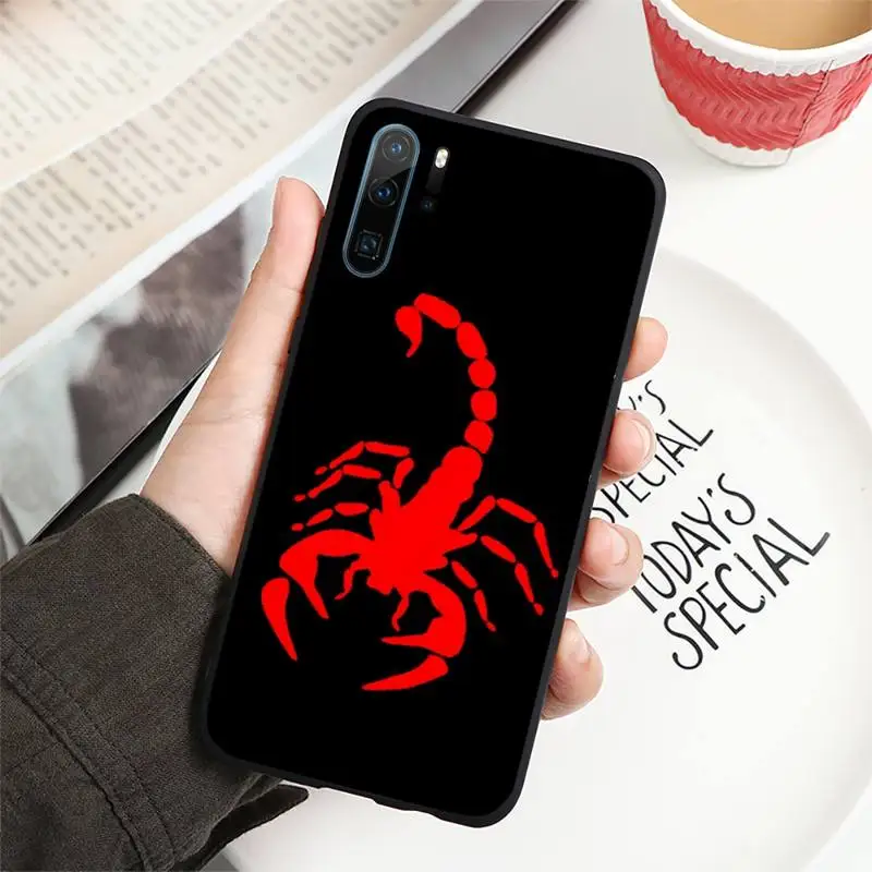 

crab scorpion animal pattern Phone Case For Huawei honor Mate P 10 20 30 40 i 9 8 pro x Lite smart 2019 nova 5t