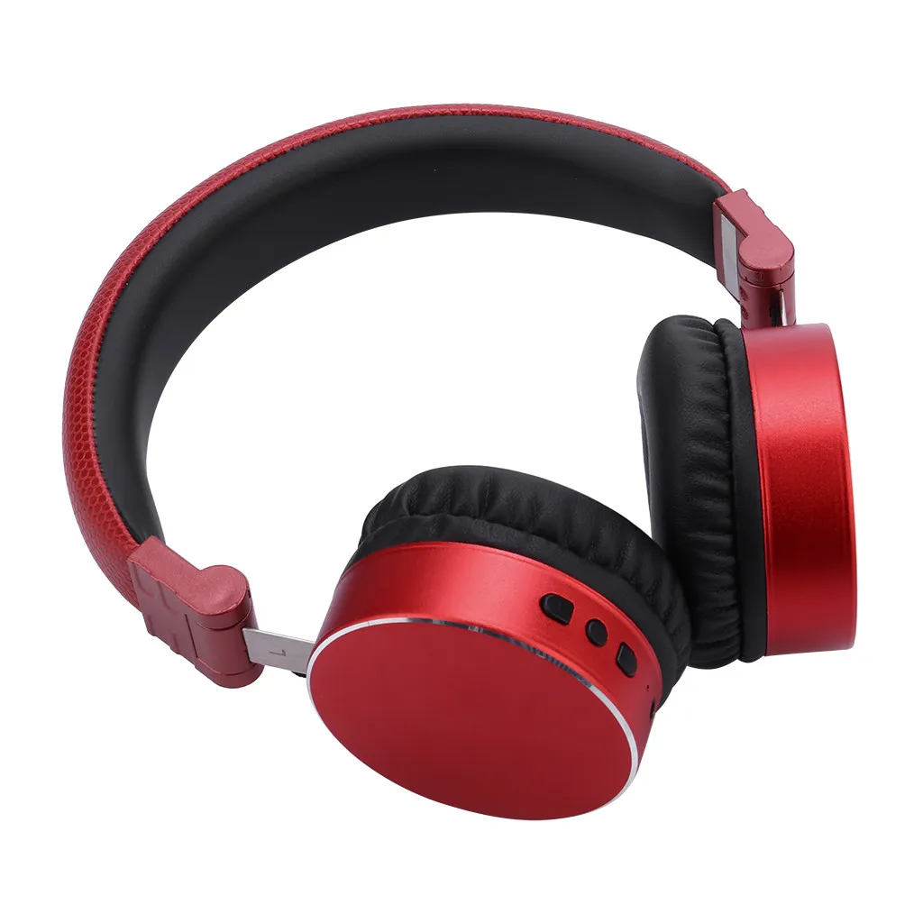 Bluetooth V5.0 Накладные наушники стерео Беспроводная гарнитура с микрофоном TF-карта и