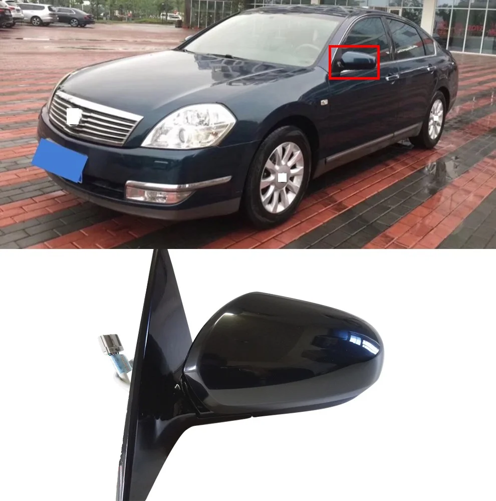 Зеркало заднего вида CAPQX для Nissan Teana 04 07 электрическое складное боковое зеркало с