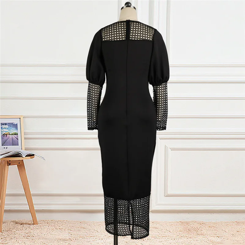 

Women Flower Embroidered Dresses Lantern Sleeve Button Two-Piece Elegant Dress Casual Women Lace Party Dresses Spring Dress 2021