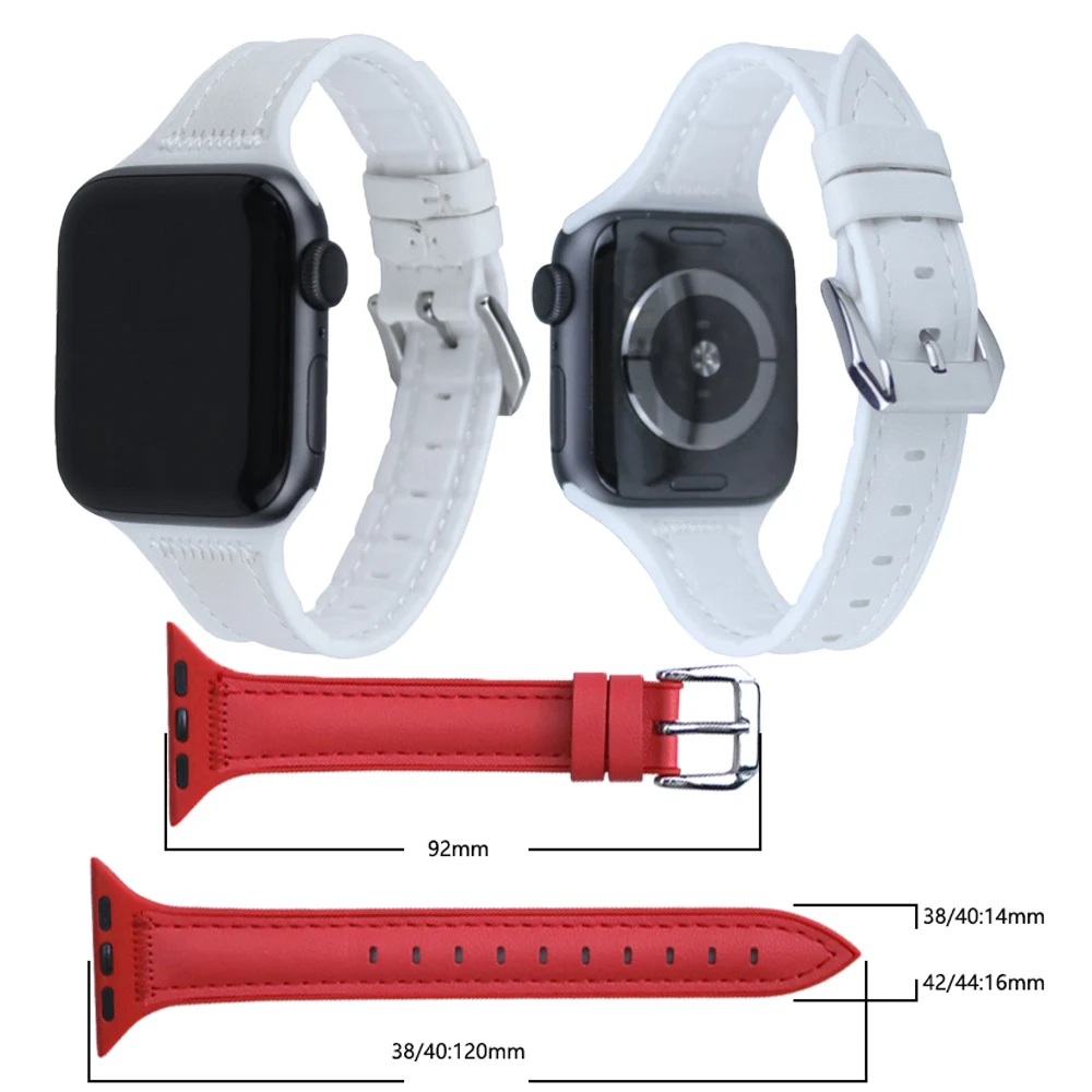 

Съемный кожаный сменный ремешок для Apple Watch series 5 4 3 2 1