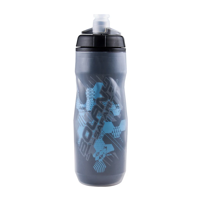 

BOLANY 650ml Portable Bicycle Water Kettle Double Layer Keep Warm Non-toxic Tasteless Cycling Bottle Ultralight Bike Accessories