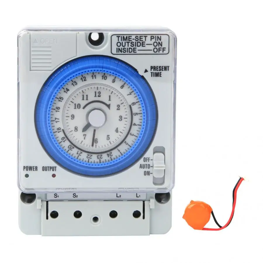 TB388 15 минут механический таймер 24 часа программируемый din рейка реле времени