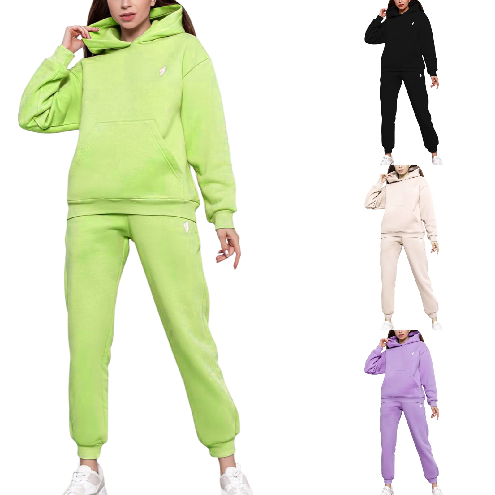 

Спортивный костюм для мужчин 2 шт., зимний комплект с худи, женский спортивный костюм, пуловер с капюшоном, спортивные брюки, свитшот, повседневные штаны