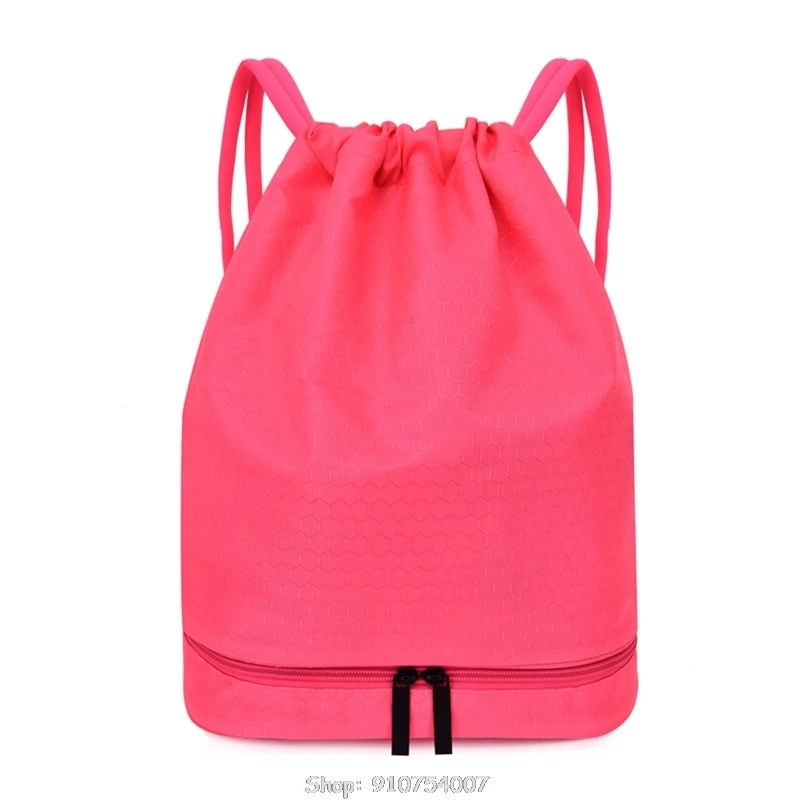 

Dry Wet Separated Sports Bag Travel Pool Beach Swimsuit Waterproof Gym Rucksack Drawstring Swimming Backpack D18 20 Dropship